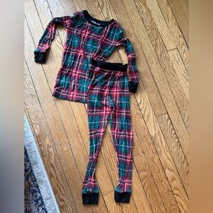 Little Sleepies Plaid Kids Pajama Set - Size 4